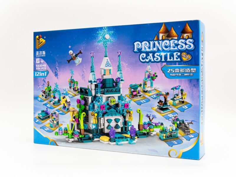 Konstruktorius 12in1 Princesės pilis - 554 detalės