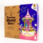 Konstruktorius/ muzikinė dėžutė "Karusėlė"