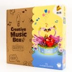 Konstruktorius/ muzikinė dėžutė "Gulbės"