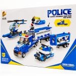 Konstruktorių rinkinys "Policija"  (Pažeista pakuotė!)