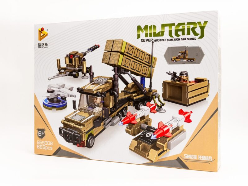 Konstruktorių rinkinys "Kariuomenė" - 669 detalės