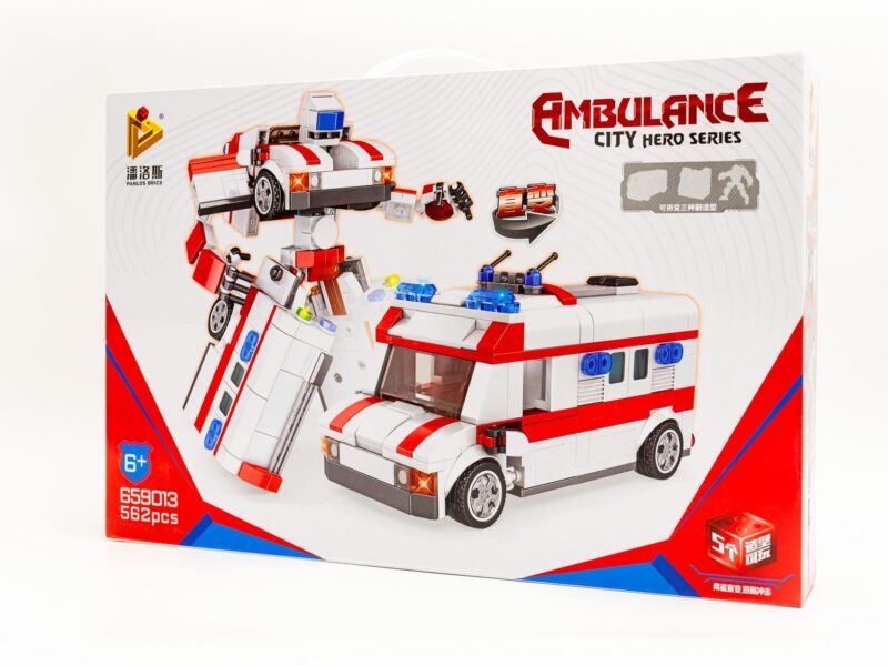 Konstruktorius/ transformeris "Greitoji pagalba" - 562 detalės