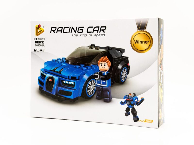 Konstruktorius 2in1 "Mėlynas automobilis"