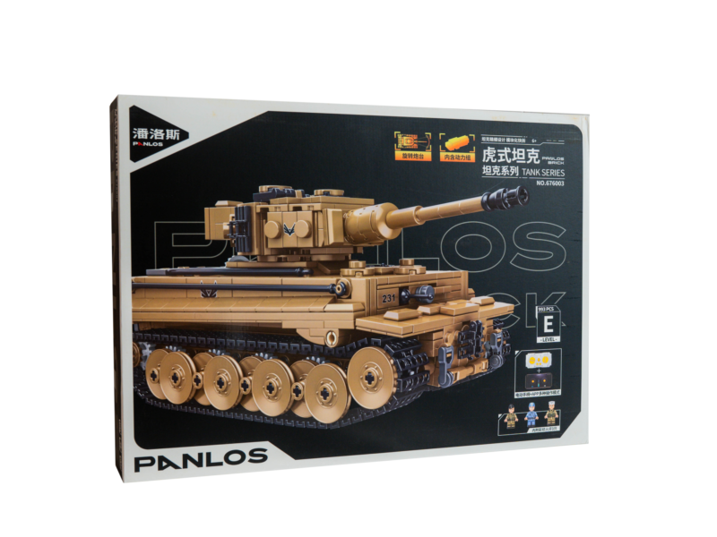 Nuotoliu valdomas konstruktorius vaikams tankas Tiger