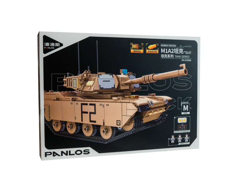 Nuotoliu valdomas tankas konstruktorius vaikams Abrams M1A2