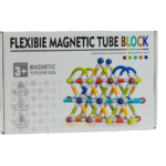 Lankstus magnetinis vamzdelių konstruktorius (45 dalių)