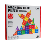 Magnetinis kaladėlių konstruktorius (50 dalių)