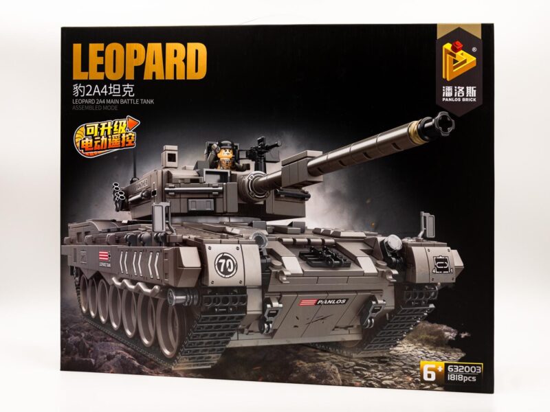 Nuotoliu valdomas konstruktorius tankas "Leopard" - 1818 detalių