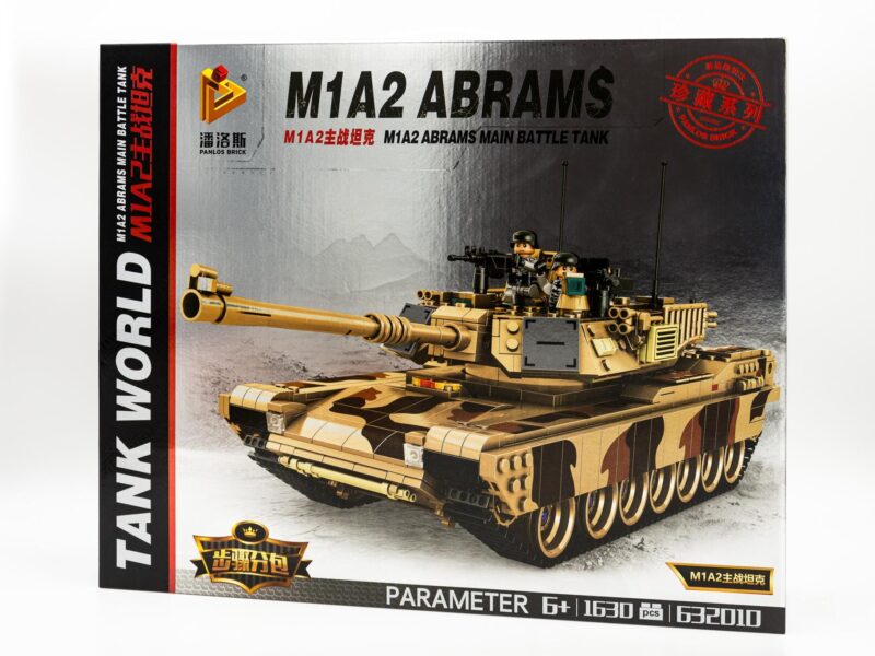 Konstruktorius tankas "Abrams" - 1630 detalių