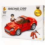 Konstruktorius 2in1 "Raudonas automobilis"