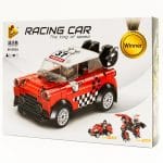 Konstruktorius 3in1 "Raudonas mini automobilis"