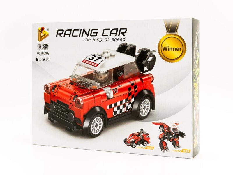 Konstruktorius 3in1 "Raudonas mini automobilis"