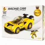 Konstruktorius 2in1 "Geltonas automobilis"