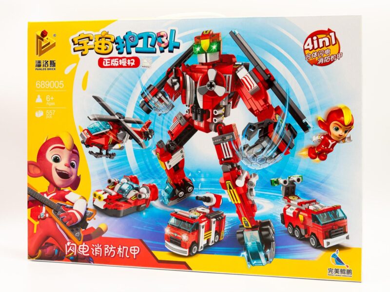 Konstruktorius 4in1 "Raudonas robotas"