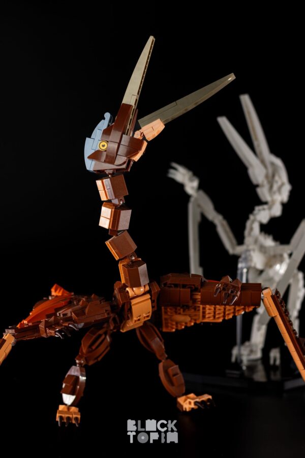 Konstruktorius Pterozauras - 743 detalės, iš kairės