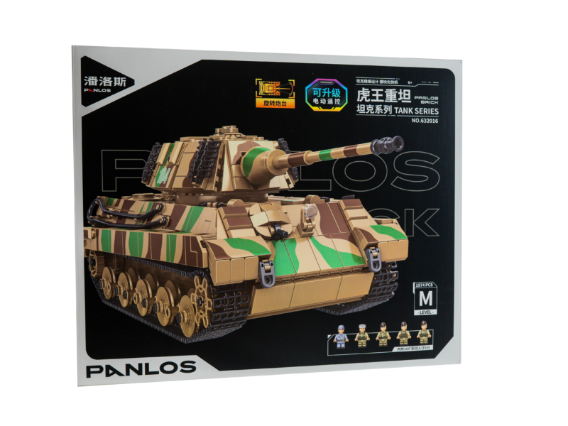 Nuotoliu valdomas konstruktorius tankas "Tiger 2"