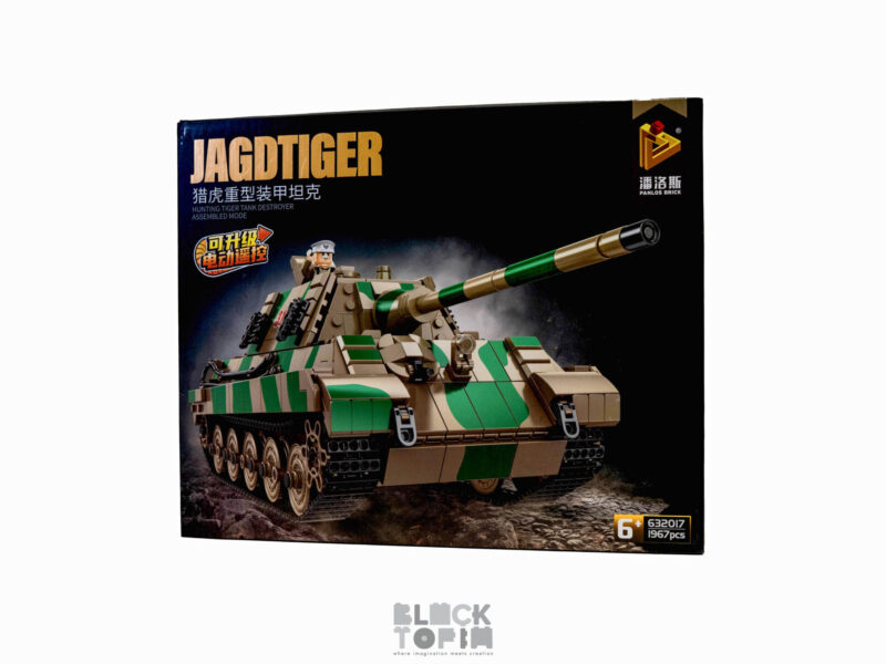 Nuotoliu valdomas konstruktorius tankas "Jagdtiger"