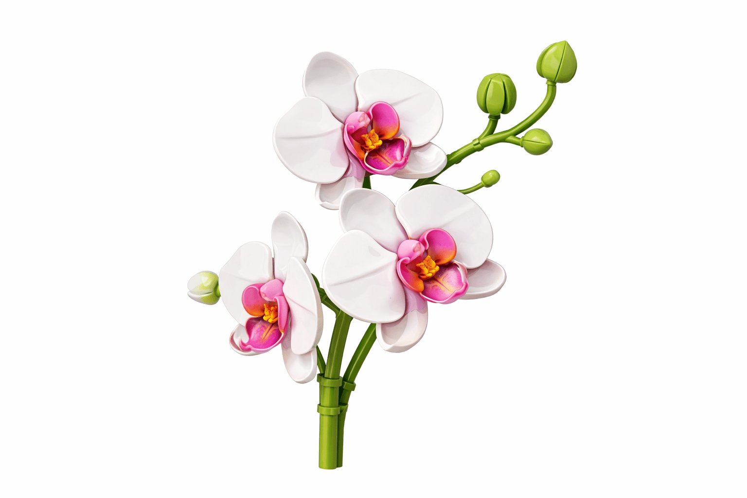 Konstruktorius gėlė „Orchidėja