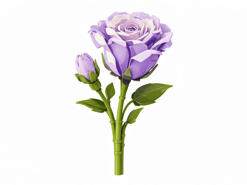 Konstruktorius gėlė „Rožė“