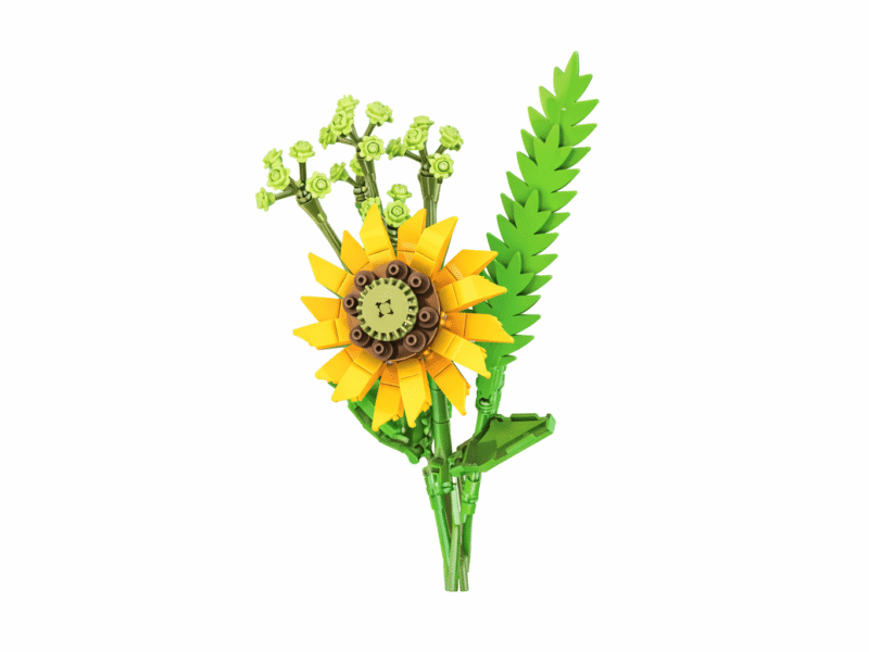 Konstruktorius gėlė „Saulėgrąža“