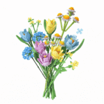 Konstruktorius „Tulpių puokštė“