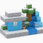 Magnetinis kaladėlių konstruktorius (110 dalių)